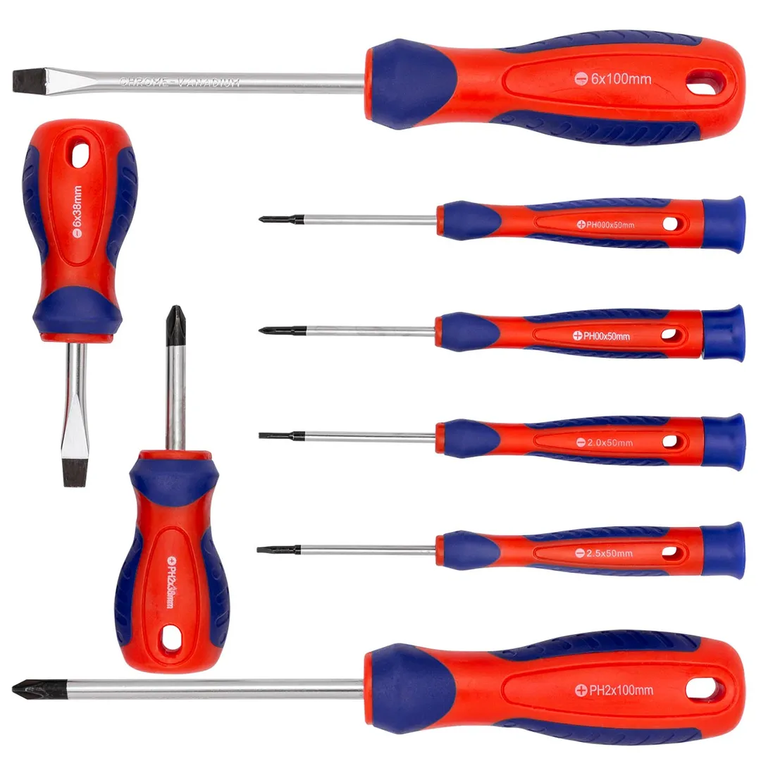 Набор отверток 8 пр YATAFORCE YF-7008BP