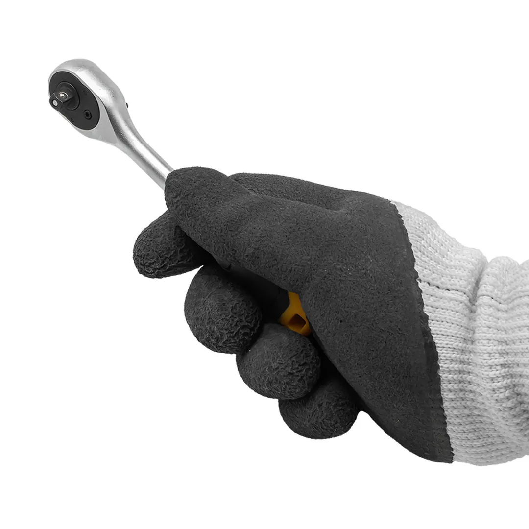 Трещотка реверсивная с резиновой ручкой 1/4'' 24 зуб JCB JCB-80222