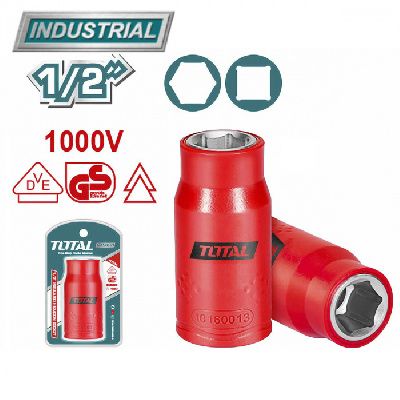 Диэлектрическа торцевая головка 1/2" 13 мм 6-гр TOTAL THIHAST12131