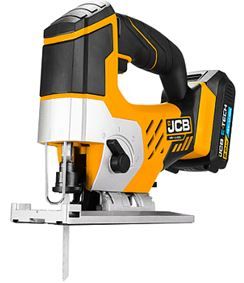 Лобзик аккумуляторный, 18JS-B-E 18V, 0-2500 ход/мин в комплекте с зарядным устройством и АКБ JCB JCB-18JS-2XB-E