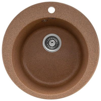 Мойка кухонная из мраморной крошки, терракот, A04-23 Gerhans