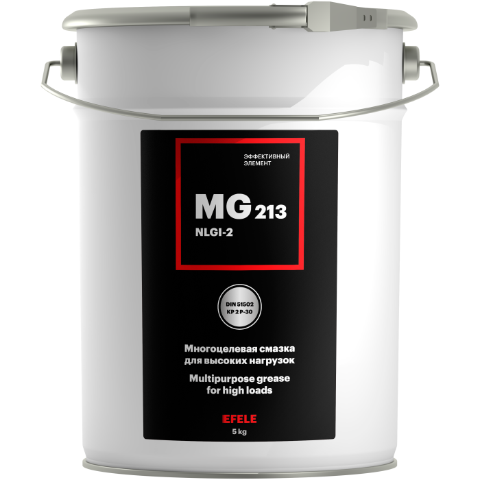 Смазка многоцелевая для высоких нагрузок MG-213 (ведро 5 кг) EFELE 91419