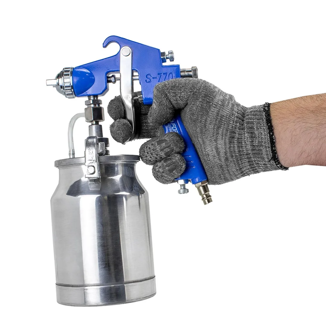 Краскораспылитель с нижним металлическим бачком бачок 1000 мл, сопло 1.8 мм Forsage F-S-770S