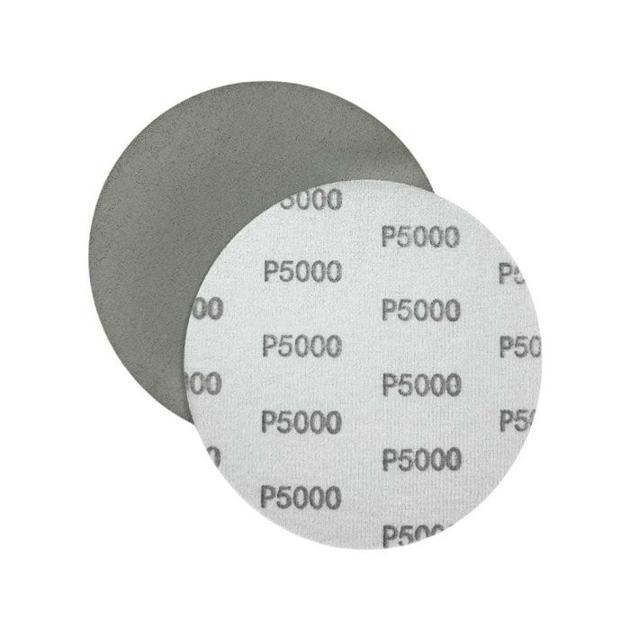 Круг шлифовальный с пирамидальной абразивной пленкой D150 мм P1500 Velcro, зерно – карбид кремния зеленого цвета, HOREX PR150BP1500