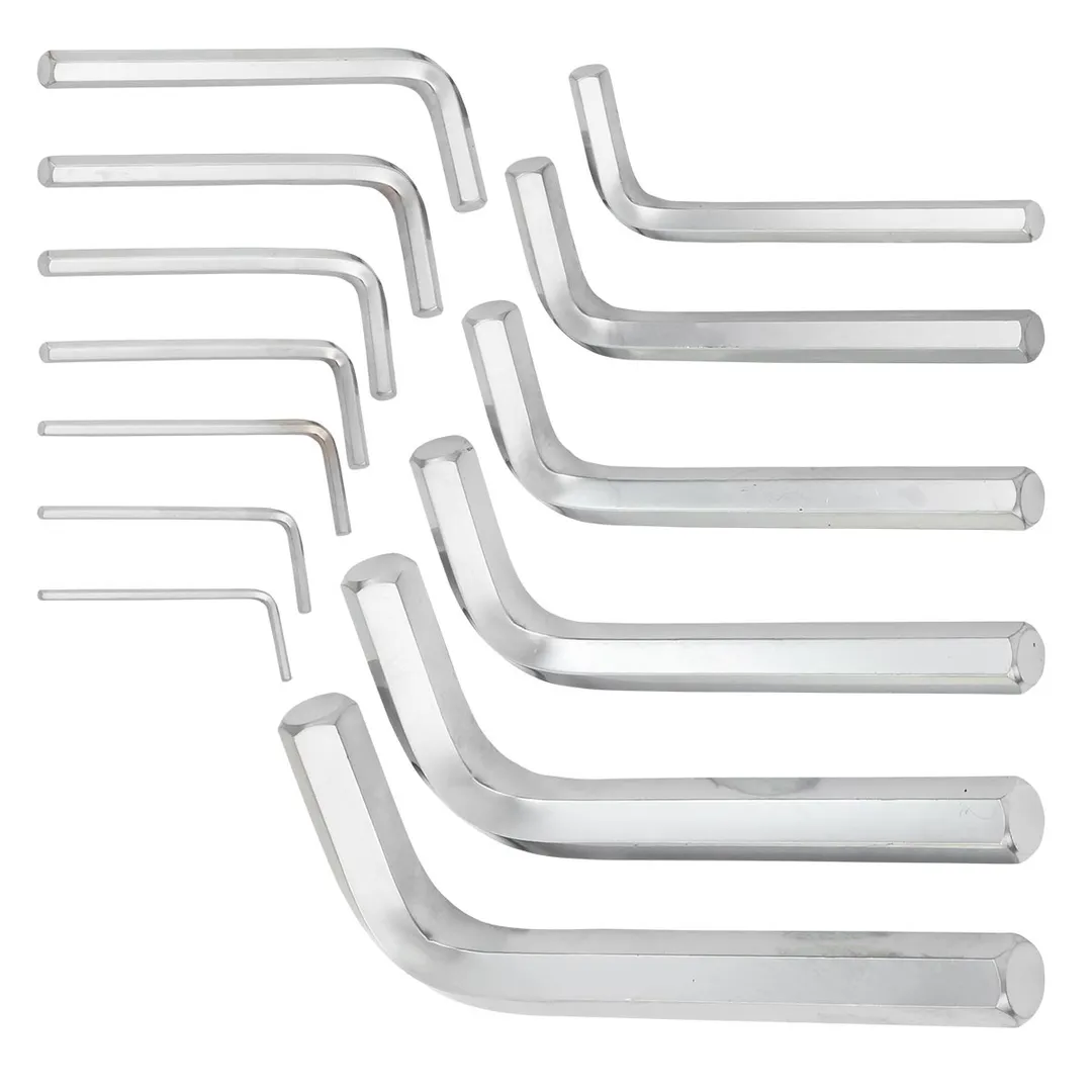 Набор Г-образных дюймовых ключей HEX (6-гр) 1/16"-3/4" 13 пр. JCB JCB-5137S