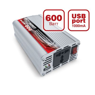 Автомобильный инвертор 24/220V IN-600W-24 AVS A07044S