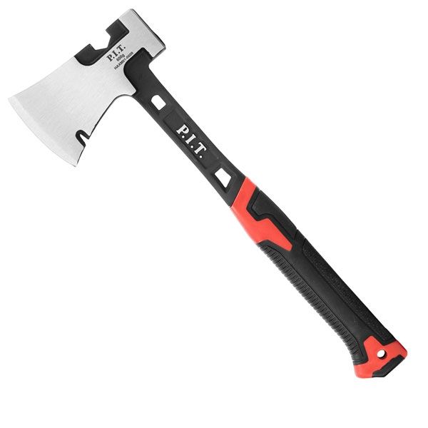 Топор универсальный DRUA, 600/1000г, 4в1, 360мм, кованый, сталь 45, PP+TPR PIT HAXM01-0600