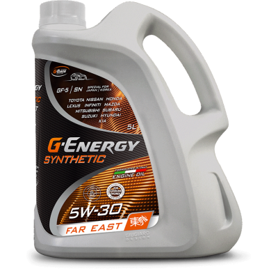 Масло Synthetic Far East 5W-30 5л G-Energy 253142416