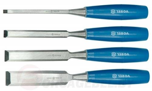 Набор стамесок 6, 12, 18, 24мм 4 пр. Vorel 25530