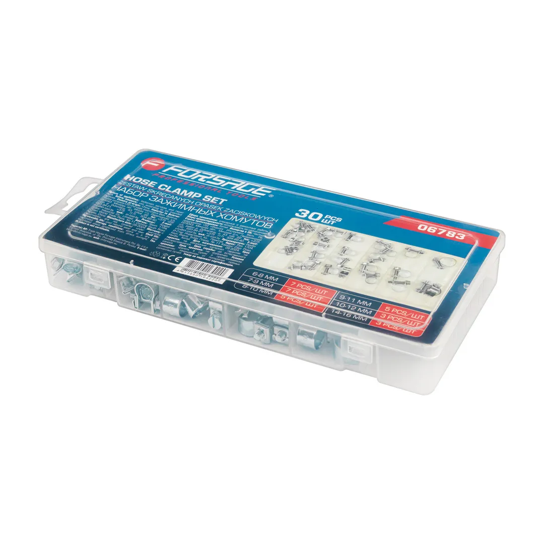 Набор зажимных хомутов 30 шт Forsage F-06783