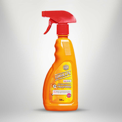 Преобразователь ржавчины ЦИНКАРЬ (триггер) 500 мл AGAT AG0104