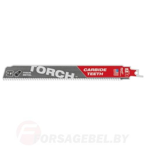 Полотно для саб. пилы по металлу SAWZALL TORCH-CARBIDE TEETH 230x7 мм., Tpi Milwaukee 48005202