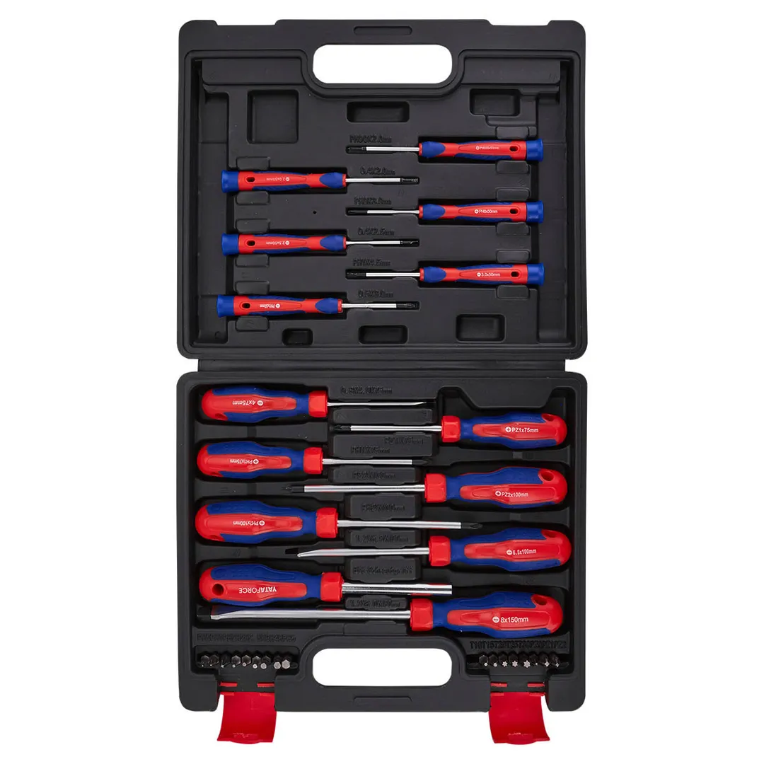 Набор отверток в комплекте с битами и 6-гр головками 32пр. YATAFORCE YF-7032C