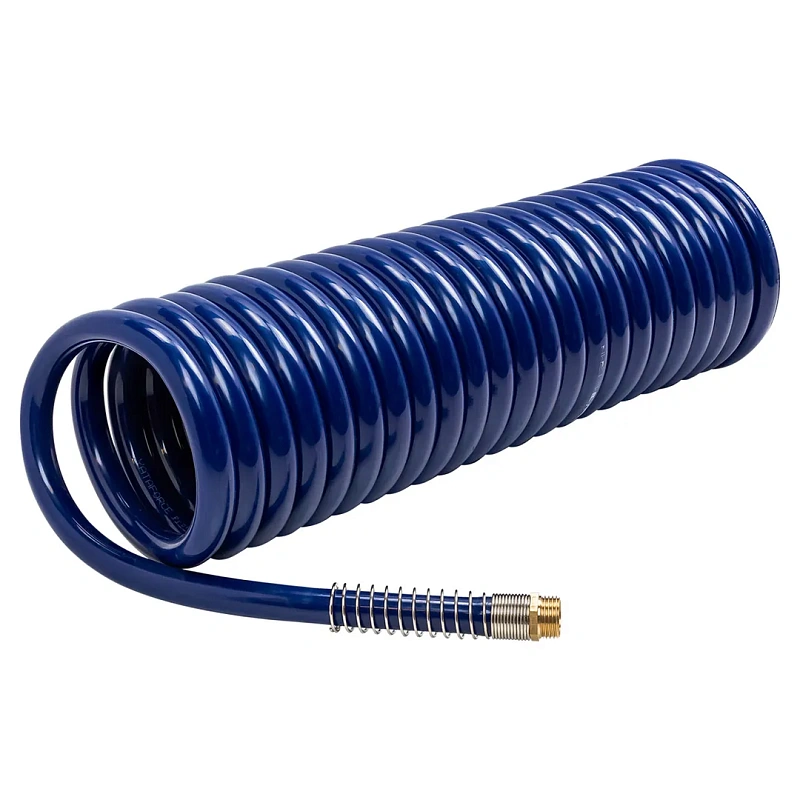 Шланг витой полиуретановый 12х18 мм, 10 м с резьбовыми наконечниками 1/2'' YATAFORCE YF-1812-10M