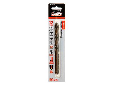 Сверло по металлу ц/х 12х101х151 мм HSS-Co, кобальт 5% Gepard GP14120-151