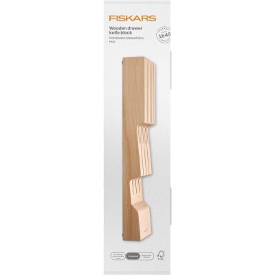 Деревянный блок для ножей All Steel Fiskars 1062890