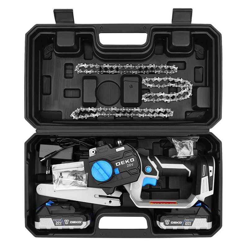 Пила цепная аккумуляторная DKCHS 20 083-2014 DEKO 083-2014