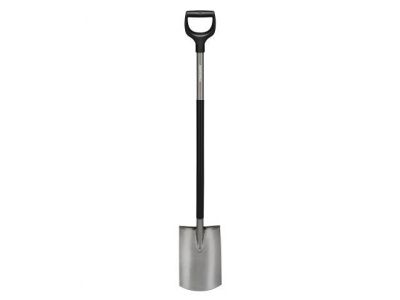 Лопата штыковая с закругл.лезвием Ergonomic Fiskars 1066710