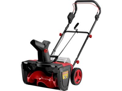 Аккум. снегоуборщик WORTEX CST 5036 в кор. ALL1 SOLO XLT БЕСЩЕТ., 36 В, ширина 50 см (глубина 25 см, дальность выброса 7 м, фары, с рег.желоба)