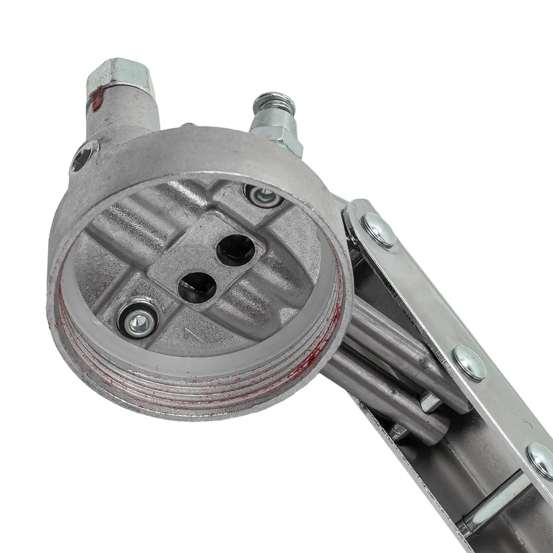 Шприц для нагнетания густой смазки ручной 600 мл ''под закладку'' с наконечниками, 2 штока ForceKraft FK-07042GAT