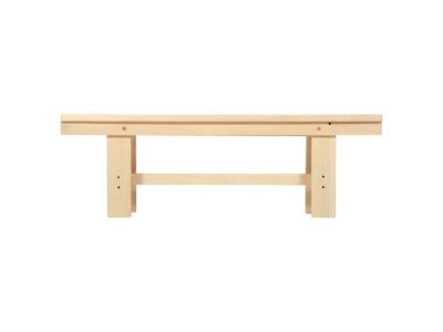 Лавочка разборная, 120х33х43 см, липа Банные штучки 34002