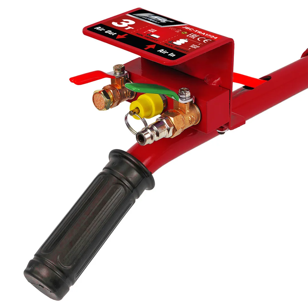 Домкрат подкатной пневматический 3 т, 145-500 мм JBC JBC-TRA1724