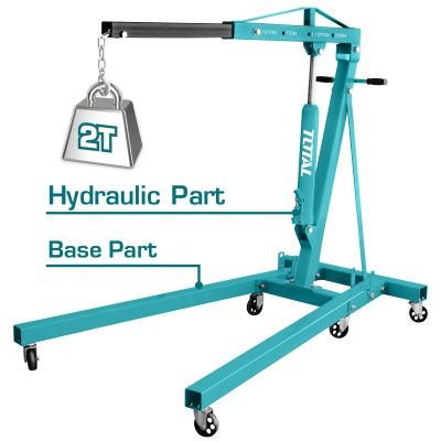 Гидравлический кран 2 т, с опорной платформой TOTAL THT11021