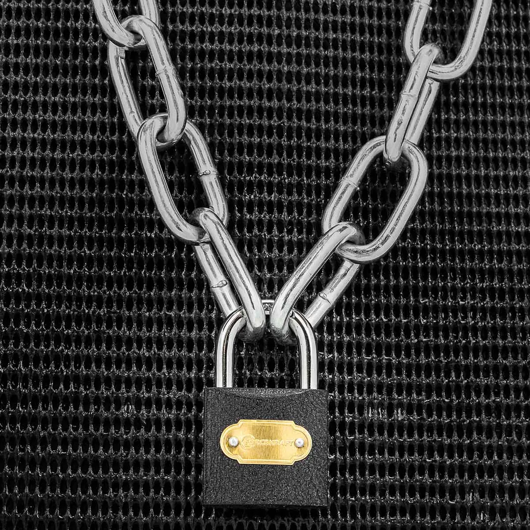 Замок навесной ForceKraft FK-W-Black(FB)38