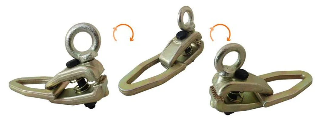 Захват для кузовных работ двухфункциональный mini, поперечное усилие 1 т, продольное 3 т Forsage F-62512A