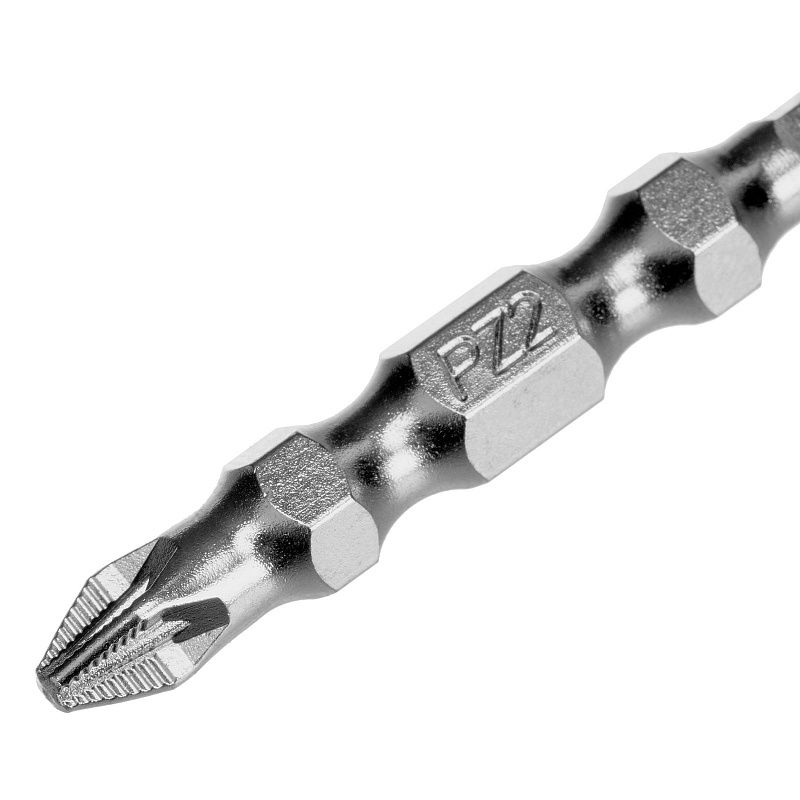 Набор бит двухстор., PH2-T30х45мм, PZ2-H4х45мм, сталь S2, 2 шт. Gross 112117