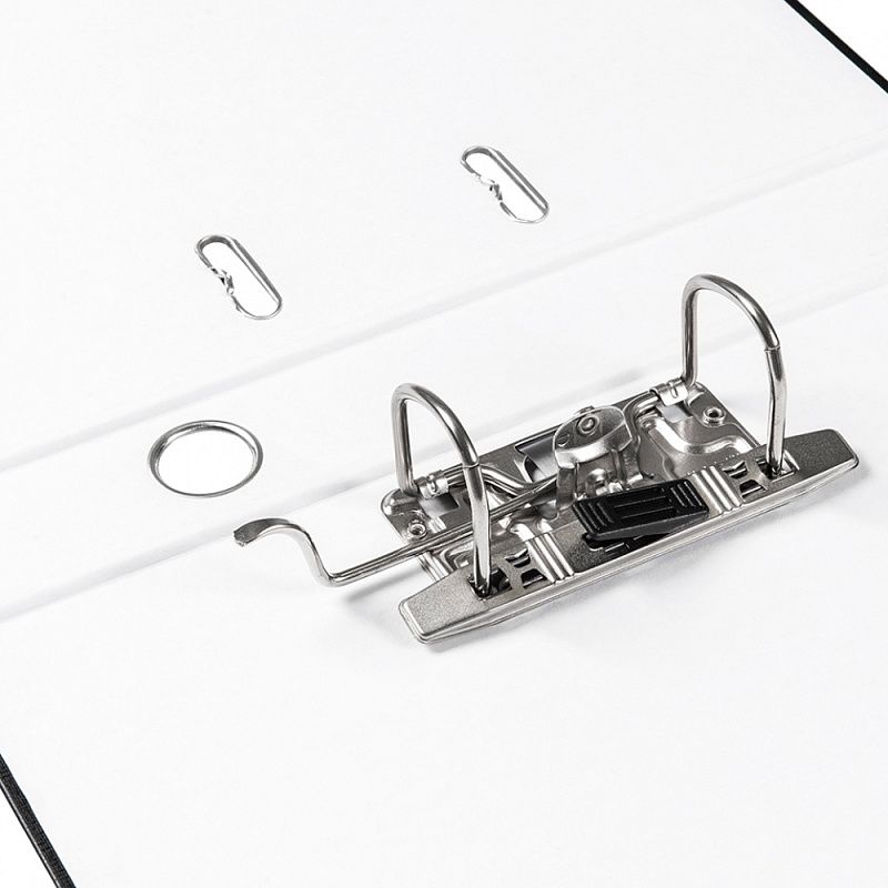 Папка-регистратор "OfficeStyle", А4, 75 мм, ПВХ Эко, черный