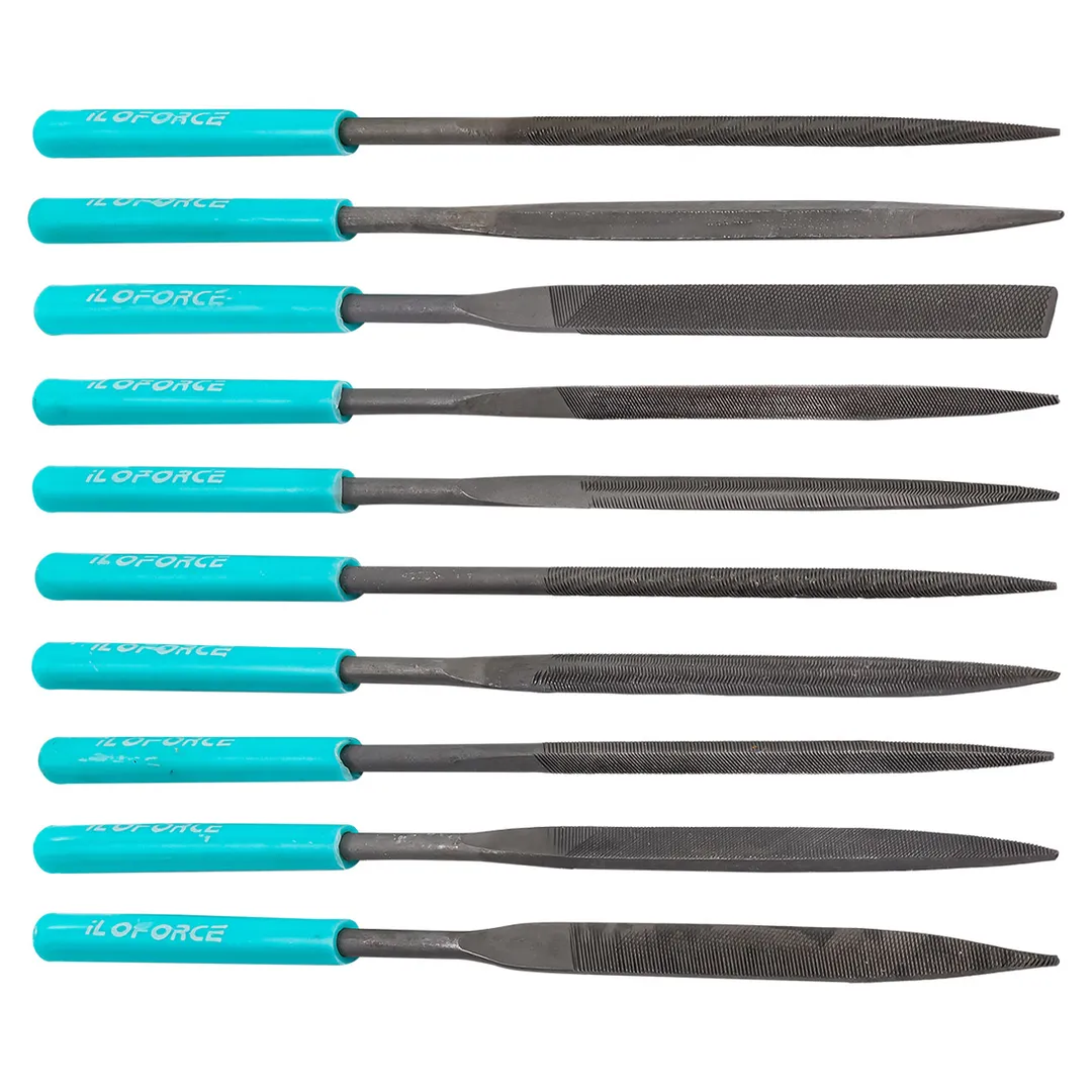 Набор надфилей разнопрофильных 160 мм, 10 пр. ILOforce IF-6164