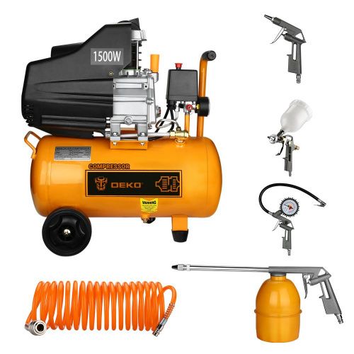 Компрессор масляный коаксиальный 6 л DKAC24 + 5 пр DEKO 065-1021