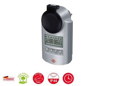 Розетка-таймер недельная электронная DT IP44, IP44 Brennenstuhl 1507490