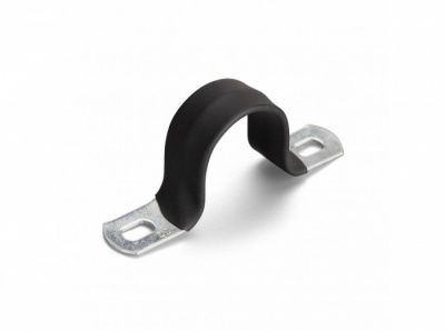 Скоба двухлапковая из оцинкованной стали с полимерным покрытием, СМД-П Fortisflex