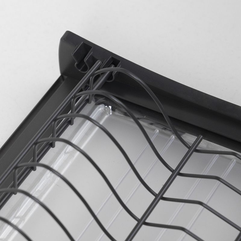 Сушка для посуды 600 HUGO с профилем, графит AKS 113241