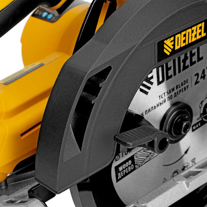 Пила циркулярная аккумуляторная бесщет. CCSH-BL-20-185, 185 мм, Li-Ion, 20 В Denzel 27409