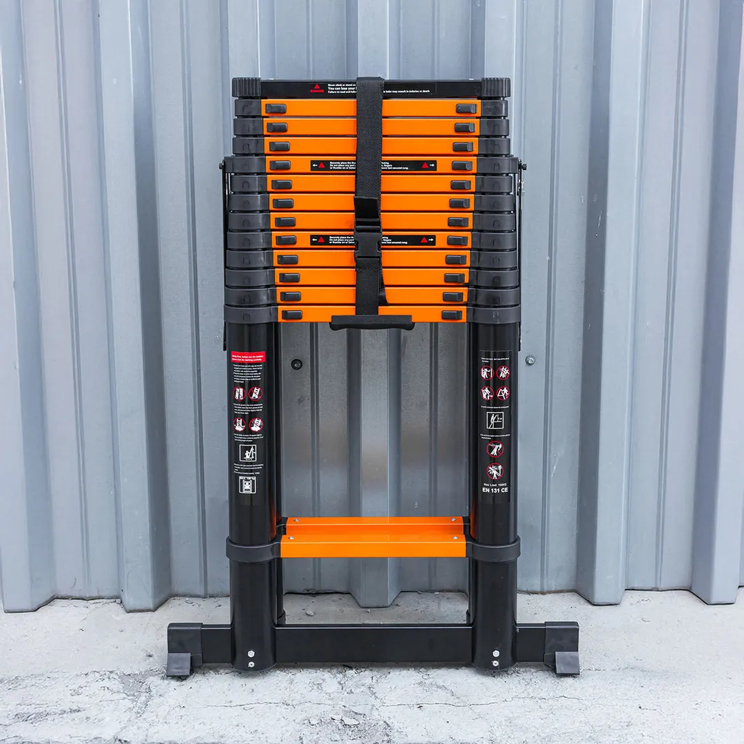 Стремянка телескопическая алюм. бытовая 5.4 м, 14+14 ступ. ISMA ISMA-UP540-2