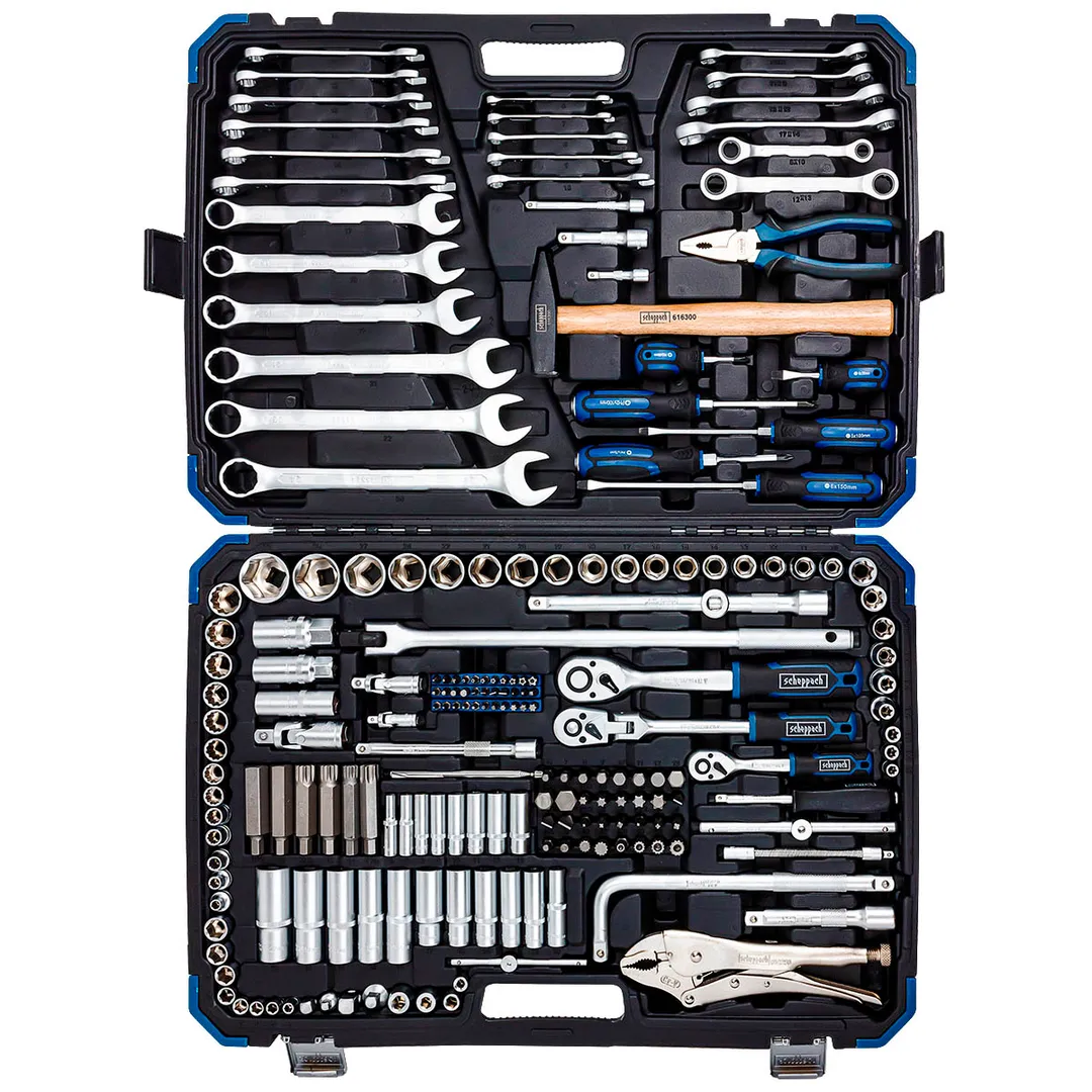 Набор инструментов 202 пр. 1/4''&3/8''&1/2'' 6-гр. Scheppach Sch-42022-5