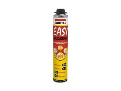 Клей-пена полиуретановая пистолетная "SOUDABOND Easy Gun" 750 мл SOUDAL 121618