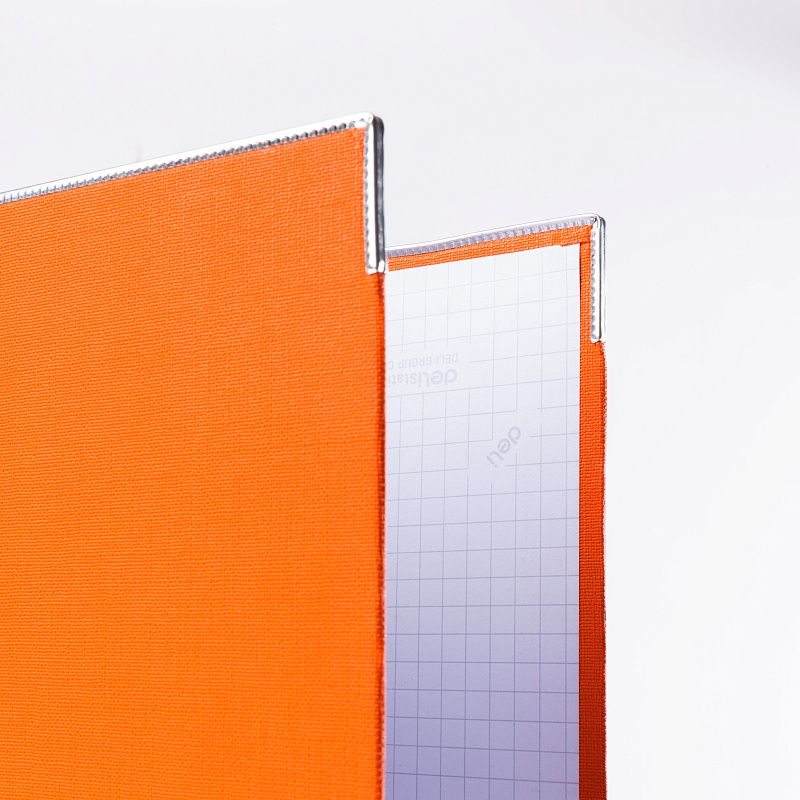 Папка-регистратор "Deli", А4, 75 мм, оранжевый