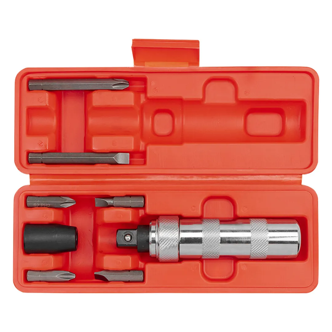 Отвертка ударная с набором бит PH, SL и адаптером 8 пр JBC JBC-5064D