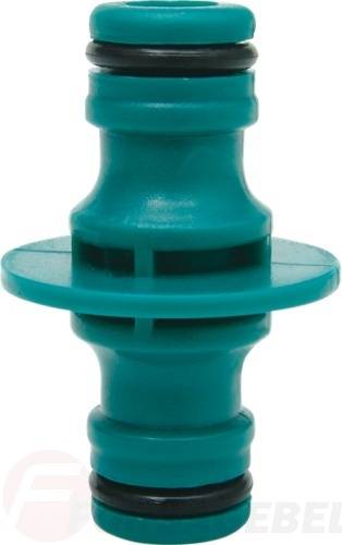 Соединитель-двойник для шлангов 1/2'' ABS, блистер Flo 89246