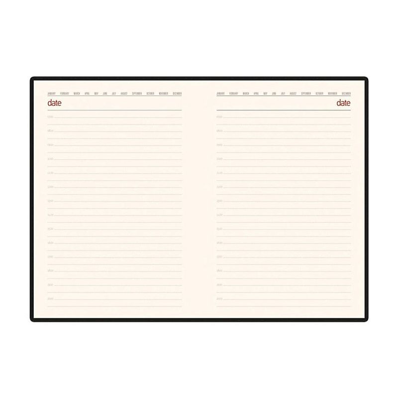 Ежедневник недатированный "Senate", А5, 272 страницы, красный