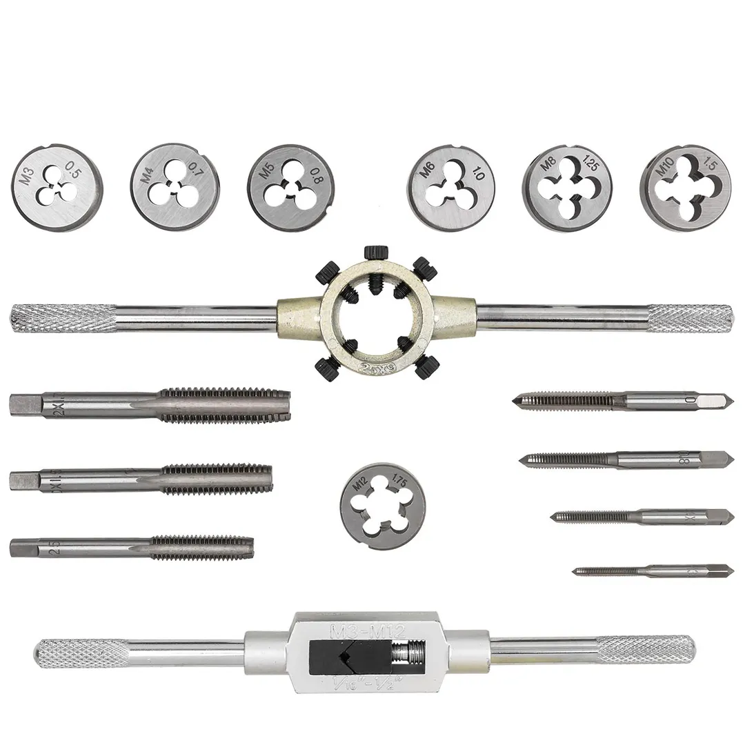 Набор метчиков и плашек метрический 16 пр, JBC JBC-PD016-1