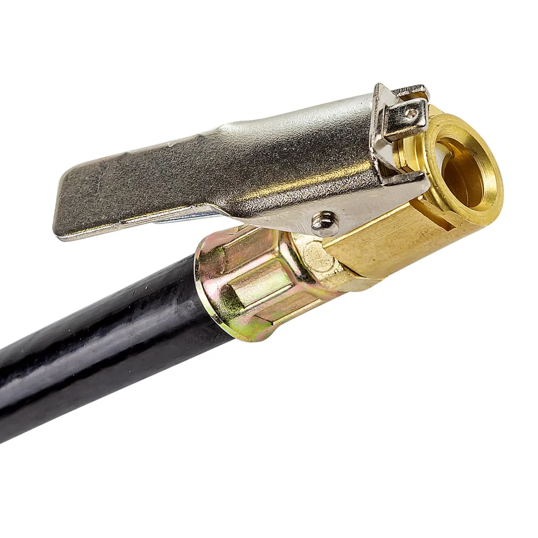 Пистолет для подкачки шин с аналоговым манометром и шлангом, 0-16bar, в манометре глицирин FORSTIME FT-2370G