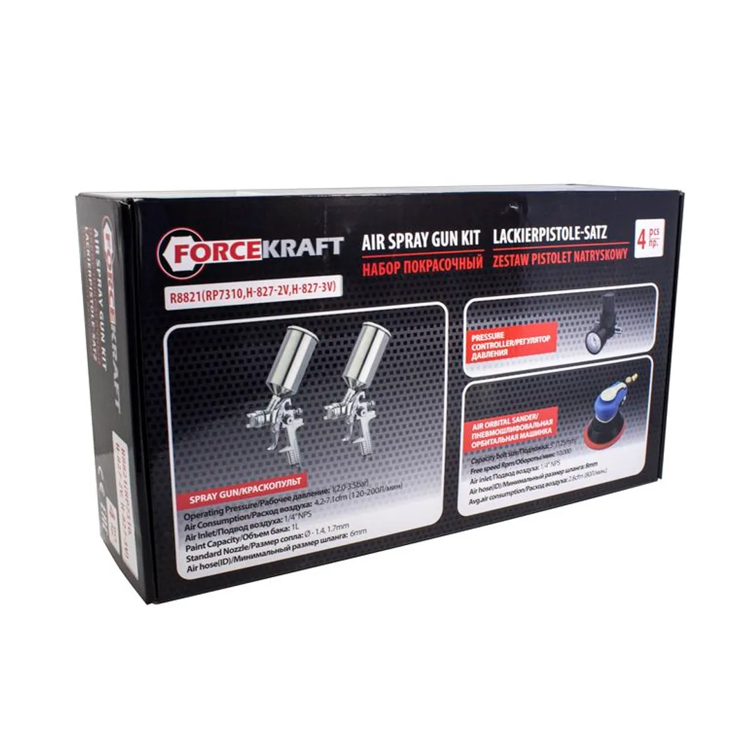 Набор инструментов пневматических 6 пр. ForceKraft FK-R8821