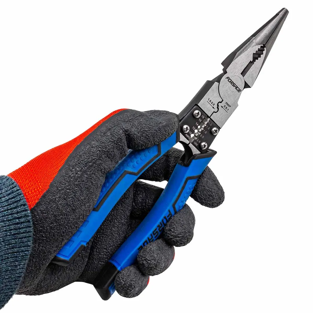 Длинногубцы для снятия изоляции 230 мм Forsage F-610M230