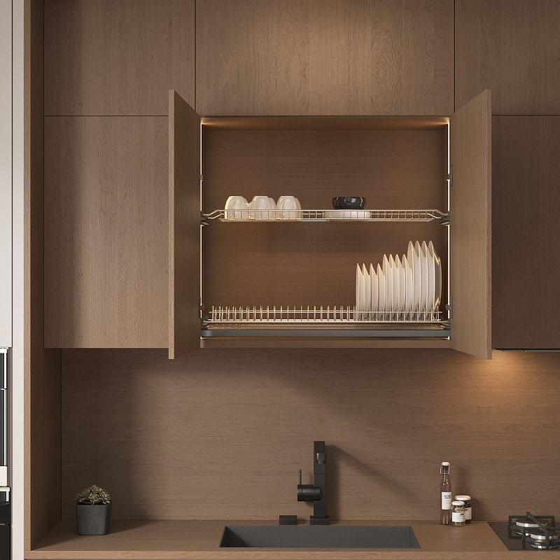 Сушка для посуды 800 HUGO с профилем нерж. сталь, хром AKS 113263