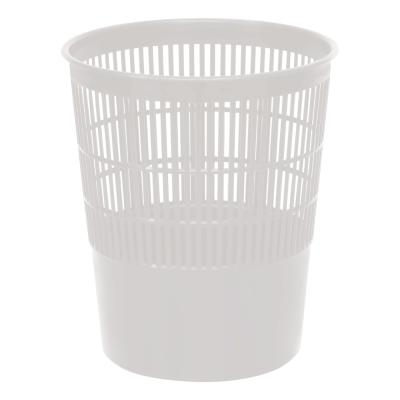 Урна для бумаг "Стамм", 14 л, белый